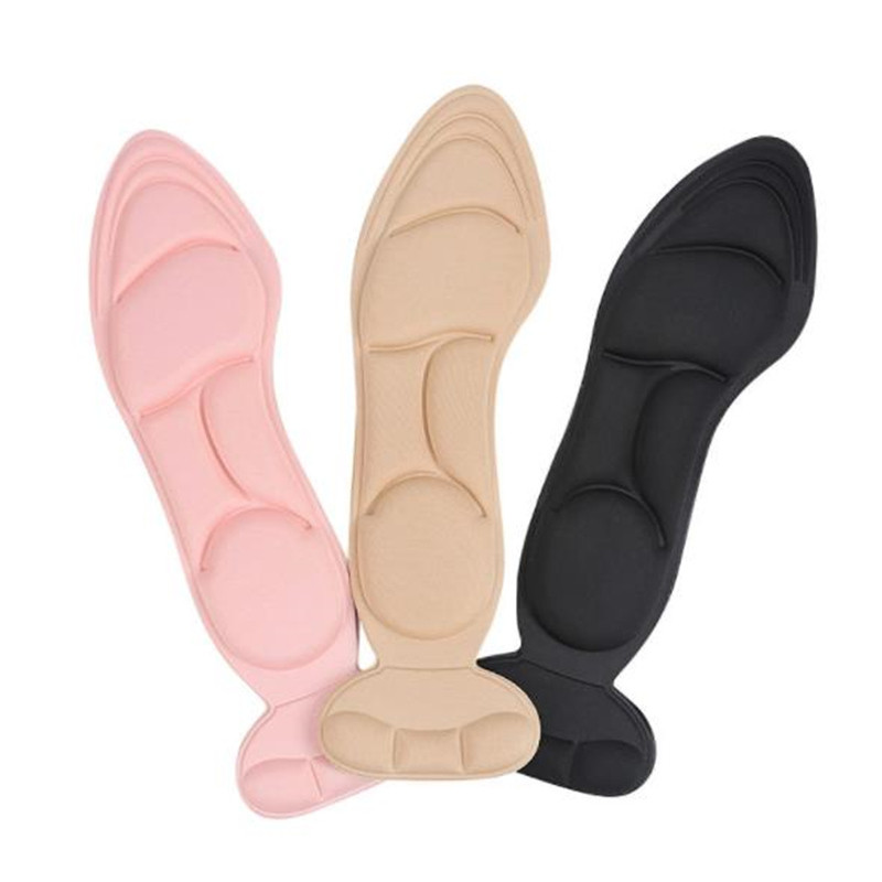 1 Pair Breathable Sponge Soft Insole Arch Support for Ladies High Heels Shoes Pad Massage Comfort Insoles Cushion Inserts