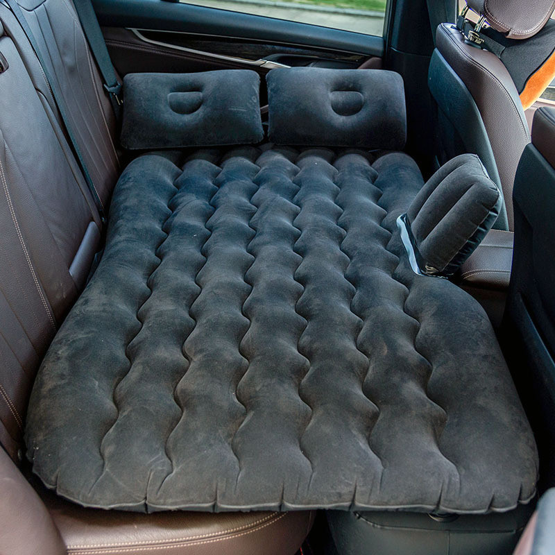 Inflatable Car Travel Bed Sleep Rest Bed SUV Back Row Camping Bed Universal Seat Bed Outdoor Camping Mat Sleeping Air Mattress