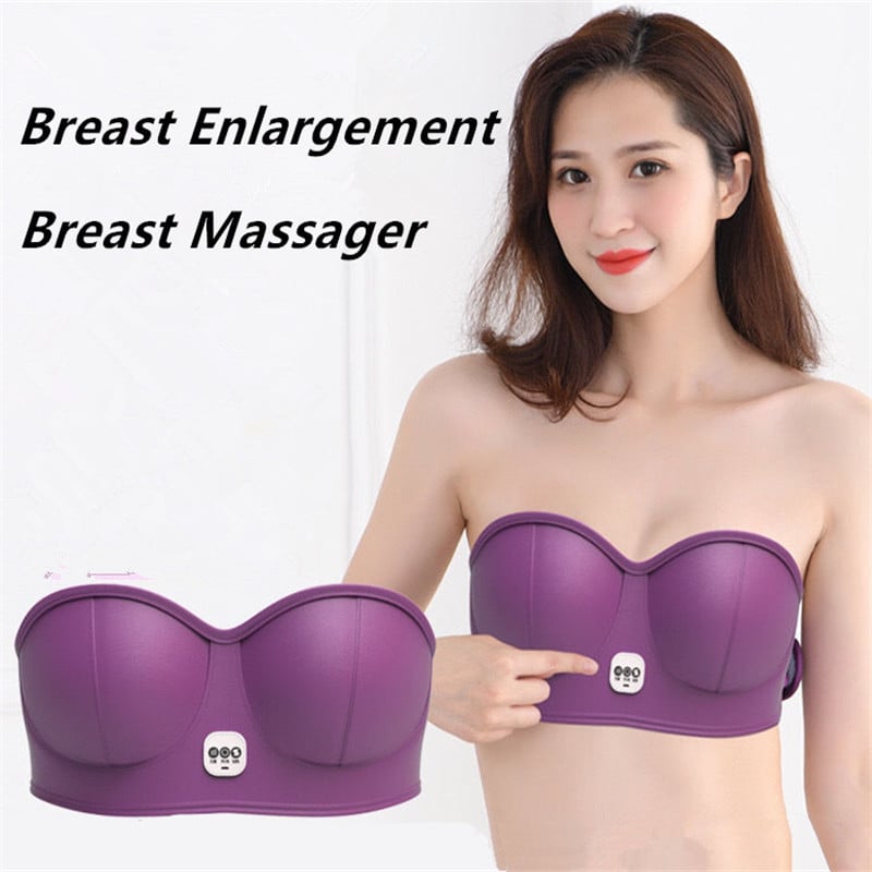 Electric Boobs Sexy Massage Vibrator Beautiful Breast Enlargement Massager Bras For Women Saggy Breasts Lift Machine Body Cups