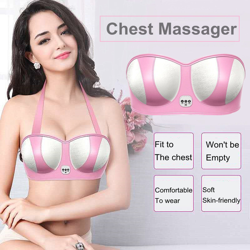 Electric Boobs Sexy Massage Vibrator Beautiful Breast Enlargement Massager Bras For Women Saggy Breasts Lift Machine Body Cups