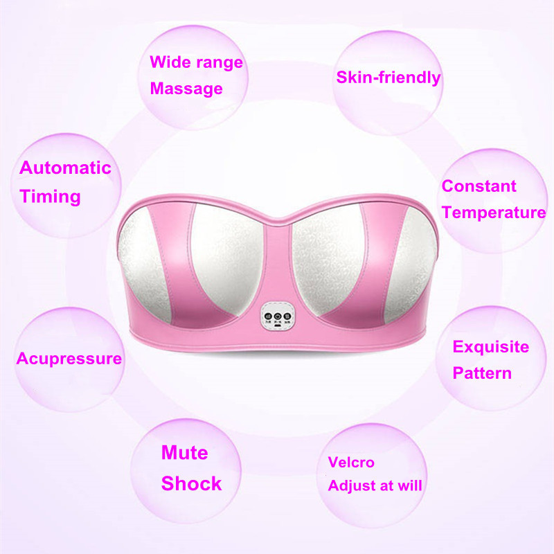 Electric Boobs Sexy Massage Vibrator Beautiful Breast Enlargement Massager Bras For Women Saggy Breasts Lift Machine Body Cups