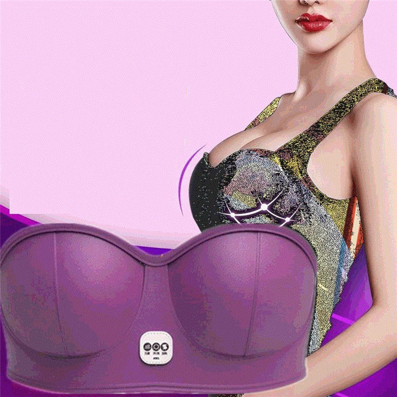 Electric Boobs Sexy Massage Vibrator Beautiful Breast Enlargement Massager Bras For Women Saggy Breasts Lift Machine Body Cups