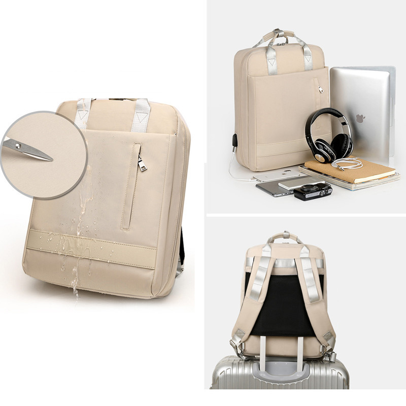 Women's Oxford Laptop Backpack Men USB Charging Waterproof School Bag for Teenager Girls Student  Computer Bags Business Bag