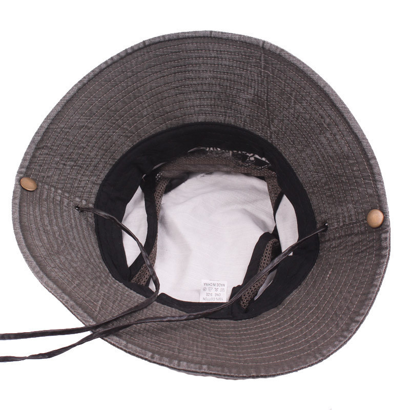Summer Fisherman Hat Men Women Wide Brim Hat Breathable Mesh Fishing Cap Beach Sun Protector Caps Outdoors UV Protection Hats