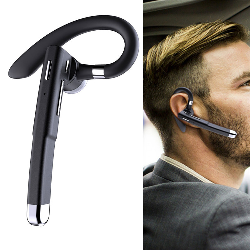 Hanging Ear Wireless Bluetooth Headset With Microphone Stereo Noise Canceling Sport Headphone Bluetooth Business Earphone