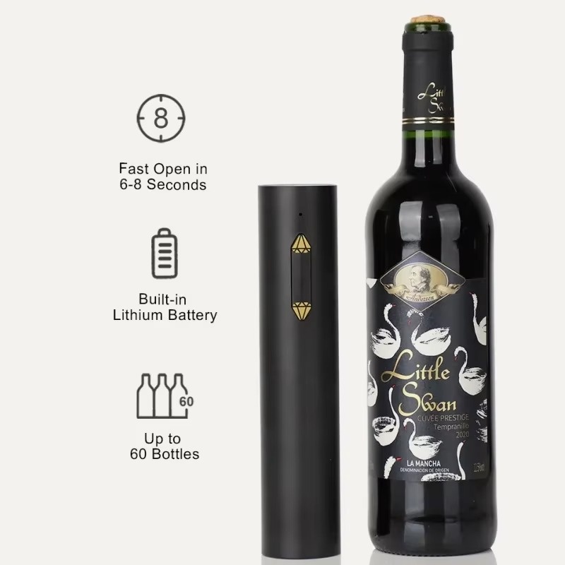 Kitchen Accessories Gadgets Opener Automatic Electric Wine Bottle Opener Rechargeable Electric Easy Red Wine Bottle Opener
