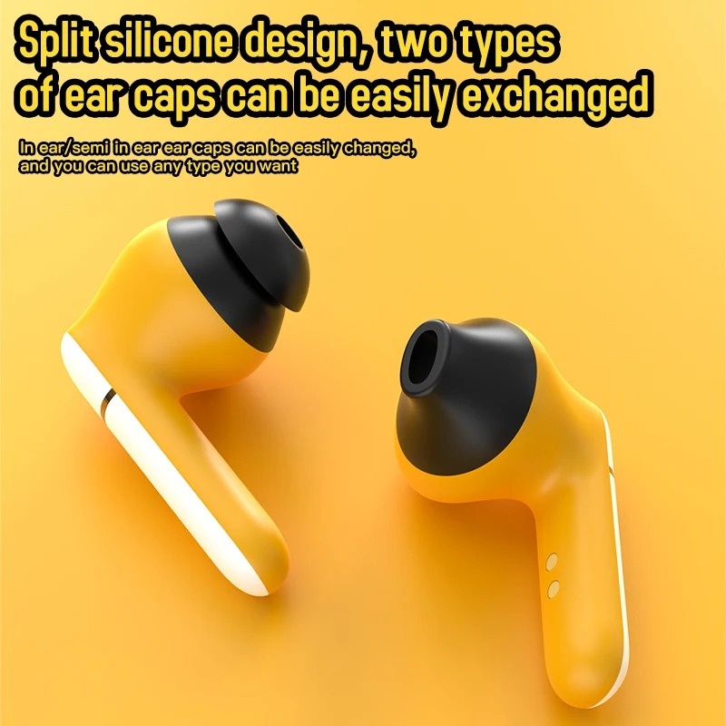 Genie Ball TWS Wireless Bluetooth Headphones Long Endurance Noise Cancelling Gaming Earphones HiFi Stereo Headset
