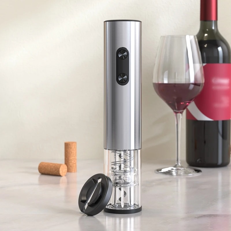 Electric Wine Bottle Opener Automatic Red Wine Corkscrew Wine Opener Wine Tools with Foil Cutter Bar Kitchen Product