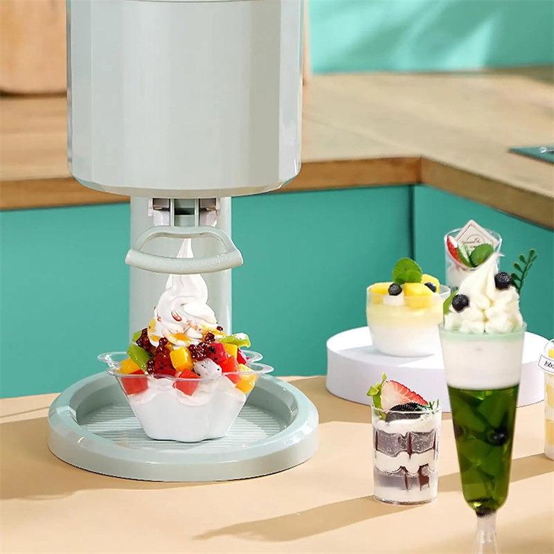 220V Automatic Ice Cream Maker Home Small DIY Homemade Ice Cream Cone Mini Ice Cream Machine Maquinas Para Hacer Helados
