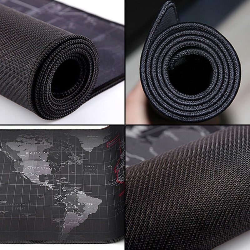 70*30cm Gaming Mouse Pad Large Gamer Big Mouse Mat Computer Mousepad World Map Natural Rubber Mouse Pad Keyboard Desk Mat
