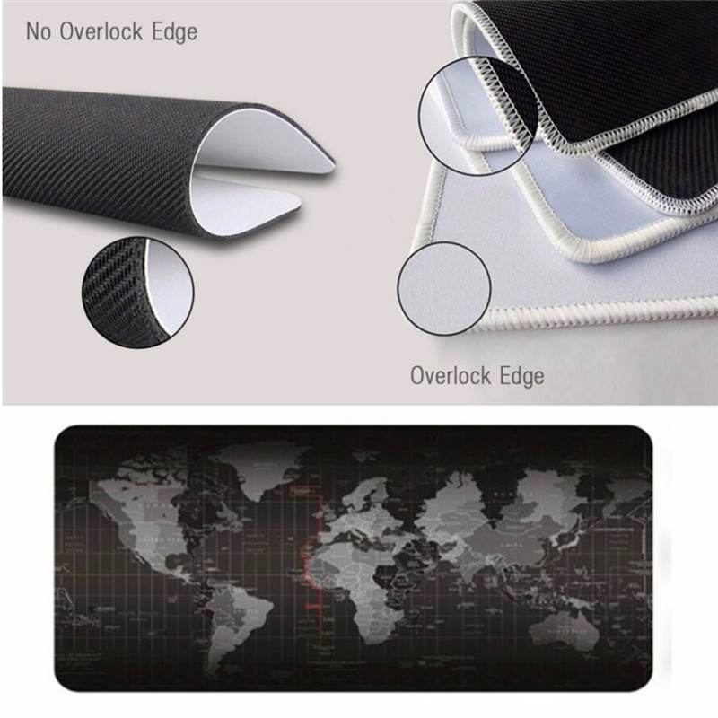 70*30cm Gaming Mouse Pad Large Gamer Big Mouse Mat Computer Mousepad World Map Natural Rubber Mouse Pad Keyboard Desk Mat