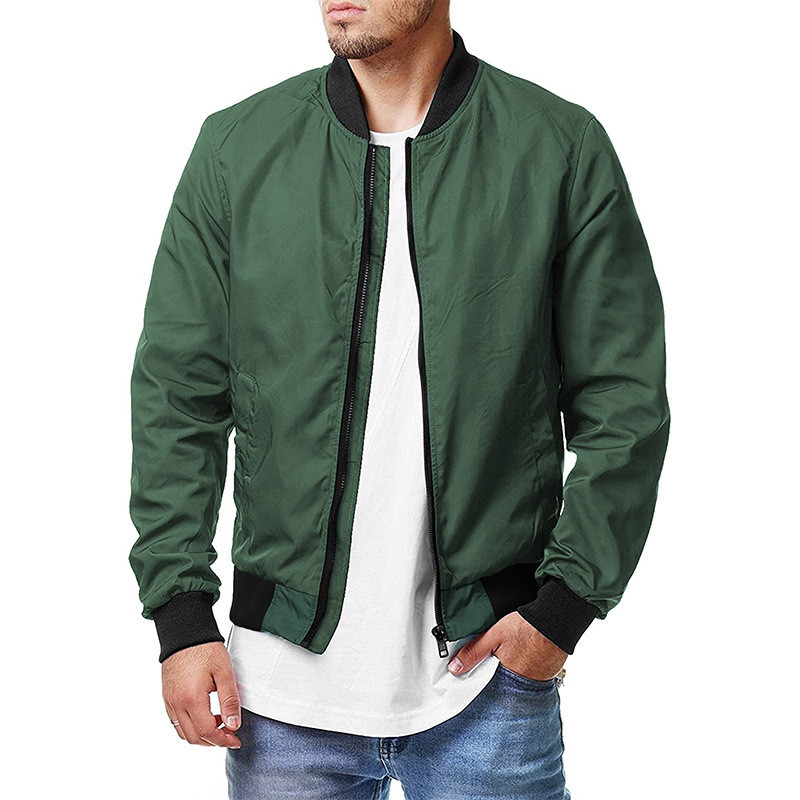 Mens Fashion Jackets and Coats New Men's Windbreaker Bomber Jacket Spring Autumn Men Outdoors Clothes Casual Streetwear