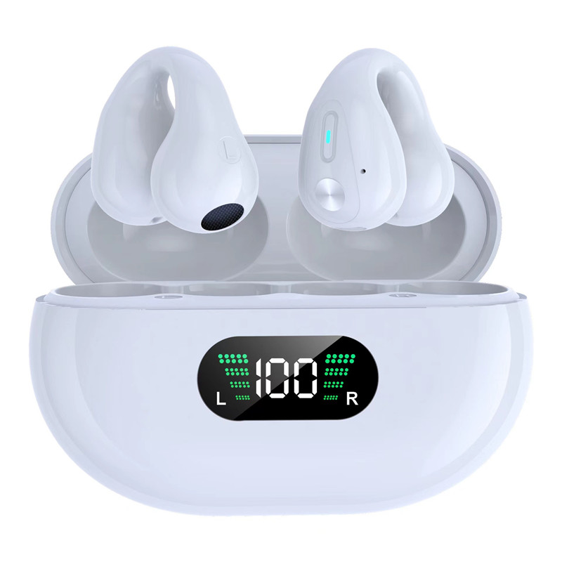TWS Bone Conduction Earphone Wireless Headphones  Bluetooth 5.3 Touch Control Headset Waterproof Sports Earbuds With Mic