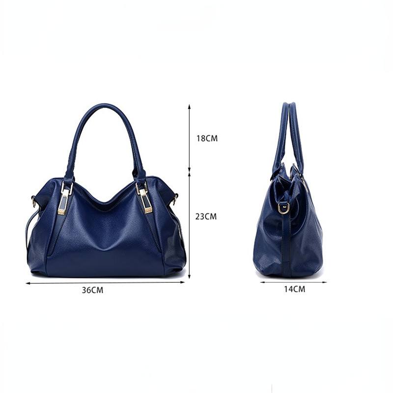 Women Luxury Designer Brand Handbag High Capacity Casual Shoulder Bag Soft PU Leather Crossbody Bag For Women Ladies Tote Bags