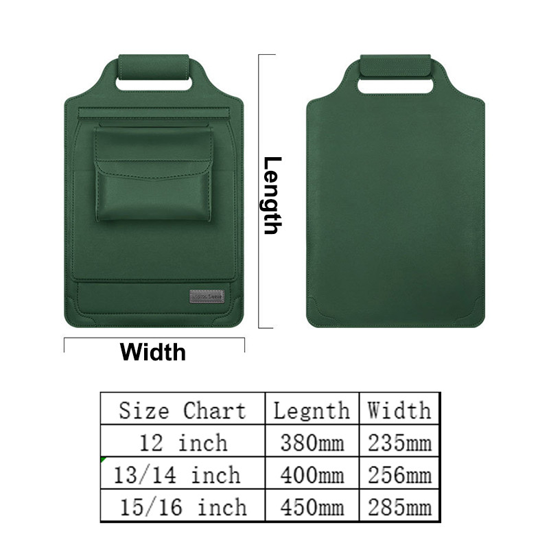 Laptop Sleeve Bag Case With Stand For MacBook Air Pro 11 12 13 14 15 16 Notebook Clutch Bag For Huawei HP ASUS 13.3 15.6 Inch