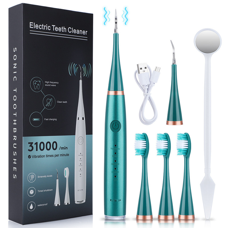 Electric Sonic Dental Scaler Calculus Remover Teeth Cleaner Dental Cleaning Teeth Whitening Toothbrush Tartar Remover Oral Care