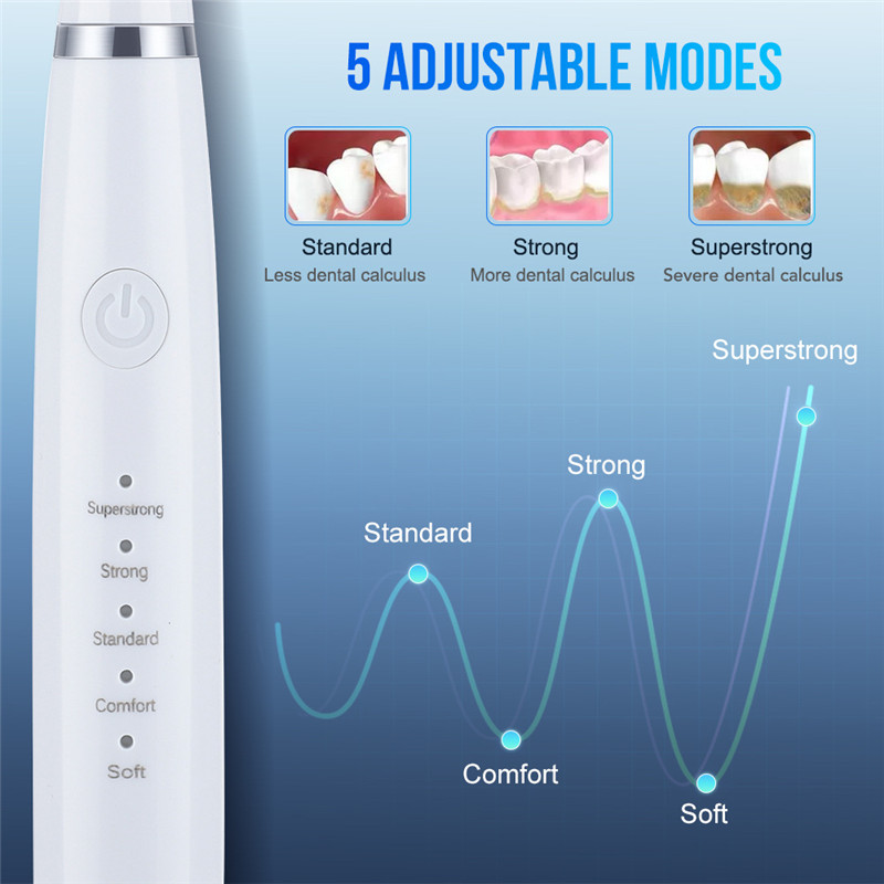 Electric Sonic Dental Scaler Calculus Remover Teeth Cleaner Dental Cleaning Teeth Whitening Toothbrush Tartar Remover Oral Care