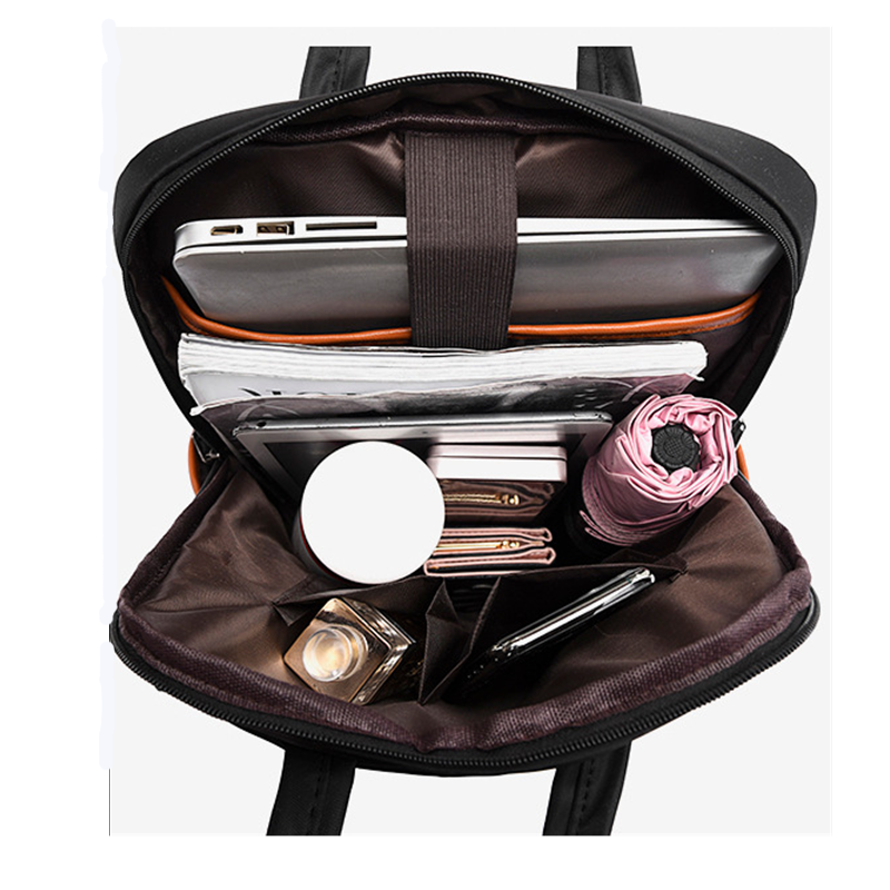 Fashion Women Business Laptop Backpack For School Teenagers Girls Waterproof Anti Theft Casual Travel Bag Student Backpacks