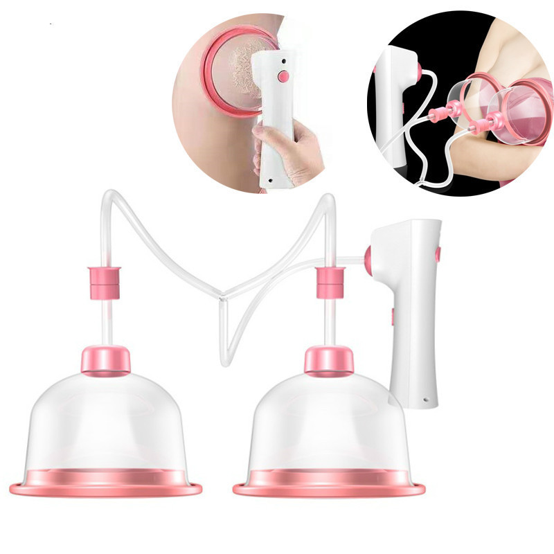 Electric Chest Massage Instrument To Improve Sagging Device Suck Breast T Breast Massage Vacuum Enlargement Electric Body Pump