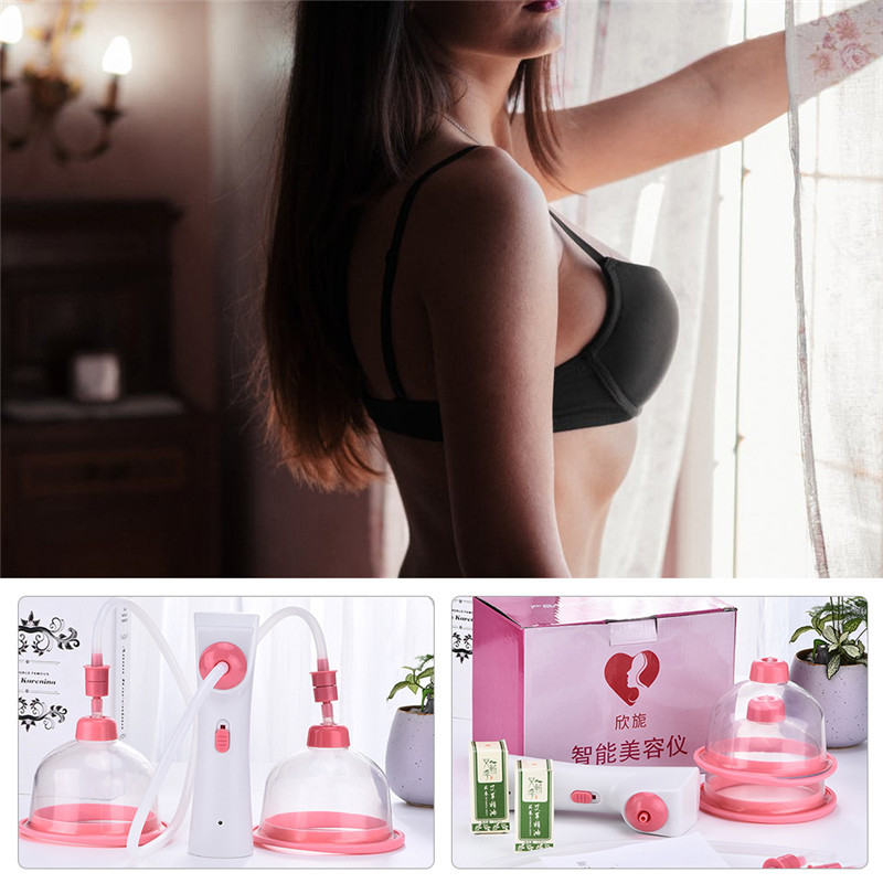 Electric Chest Massage Instrument To Improve Sagging Device Suck Breast T Breast Massage Vacuum Enlargement Electric Body Pump