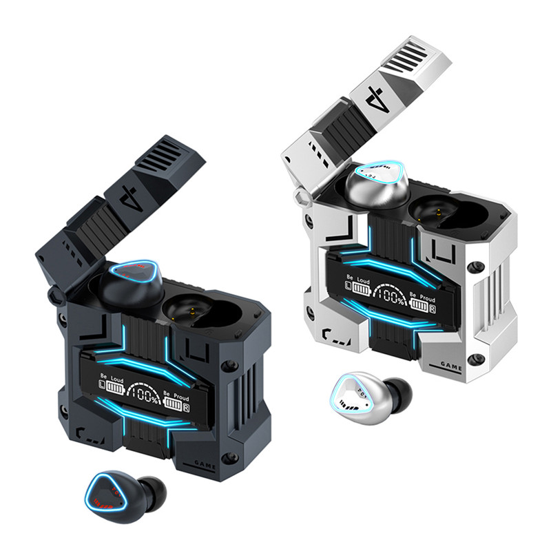 New TWS M45 Wireless Bluetooth Headphones TWS Gaming Headset Noise Reduction Waterproof Earphones Touch Control Sport Earbuds
