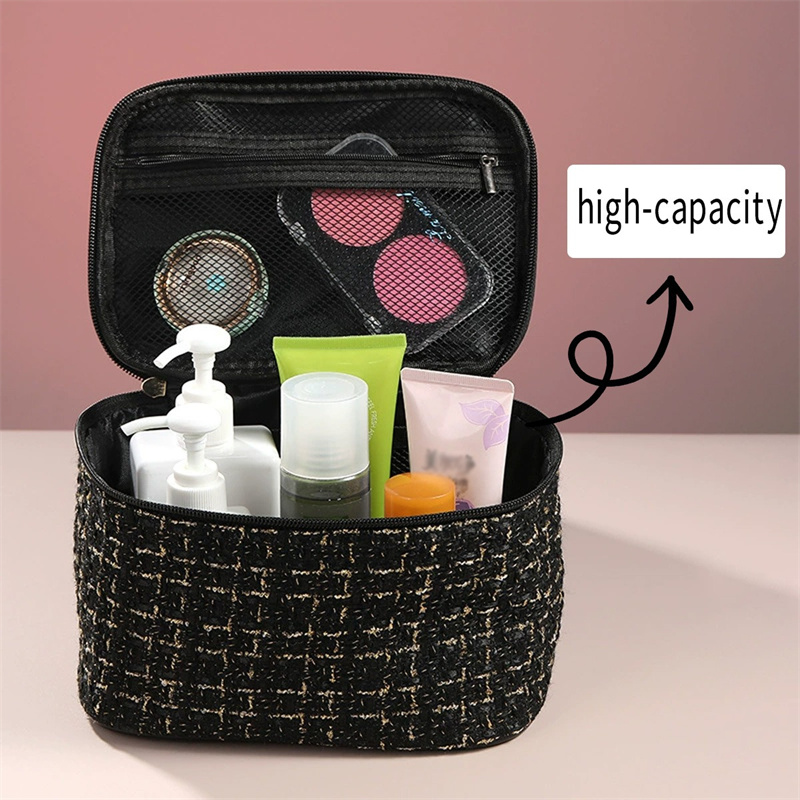 47pcs Professional Makeup Brush Set with Cosmetic Bag Travel-Friendly Beauty Blender & Powder Puffs Complete Cosmetic Tools Kit
