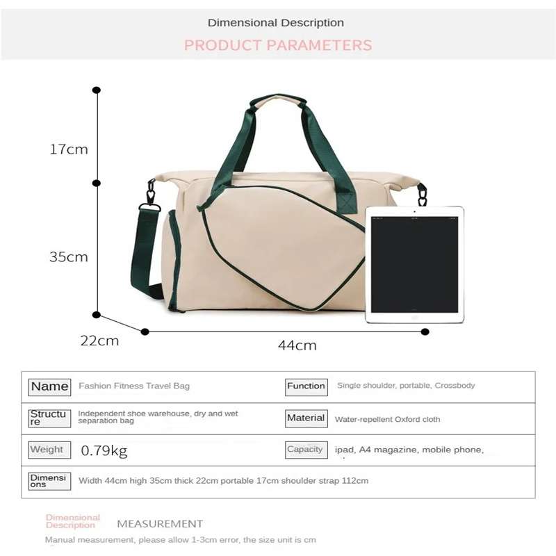 Table Tennis Bag with Shoe Compartment Large Capacity Pickleball Racket Shoulder Bag Waterproof Sports Tote Bag Tennis Handbag