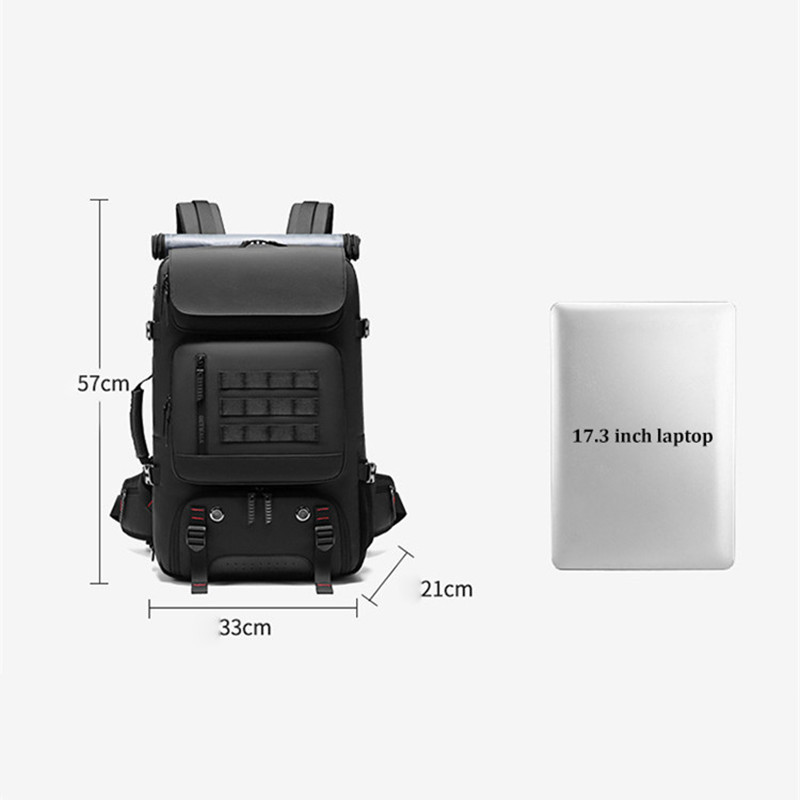Men Backpack  Large Capacity Outdoor Mountaineering Bags Waterproof Laptop Backpacks Travel Business Backpack Shoe Bag Rucksack
