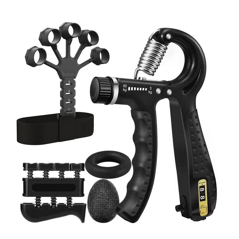 5pcs/set Heavy Hand Gripper Fitness Hand Exerciser Grip Wrist Training Finger Gripper Hand Strengthener For Patient