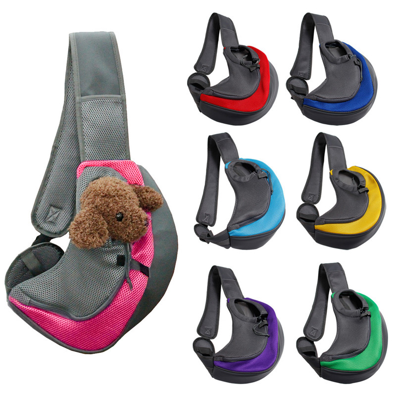 Pet Cat Dog Carrier Backpack Travel Tote Shoulder Bag Mesh Sling Carry Pack Comfort Foldable Dog Accessories Pets Bag Backpack