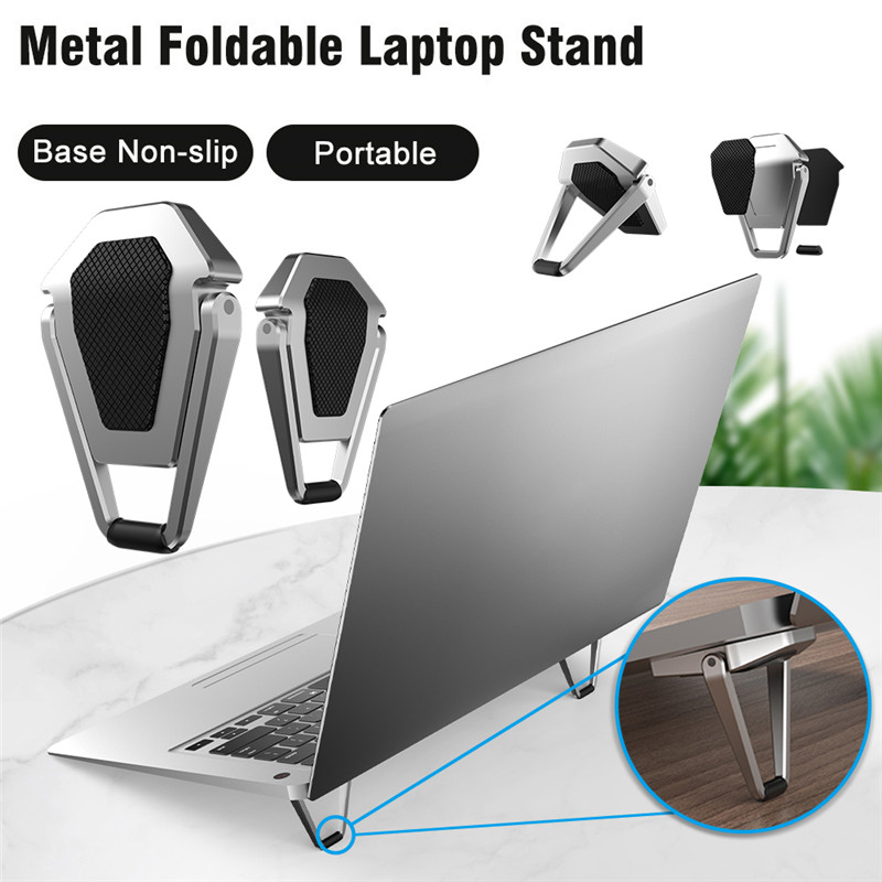 Universal Metal Folding Laptop Stand Portable Notebook Support Base Holder for Laptop Tablet Computer Keyboard Cooling Bracket