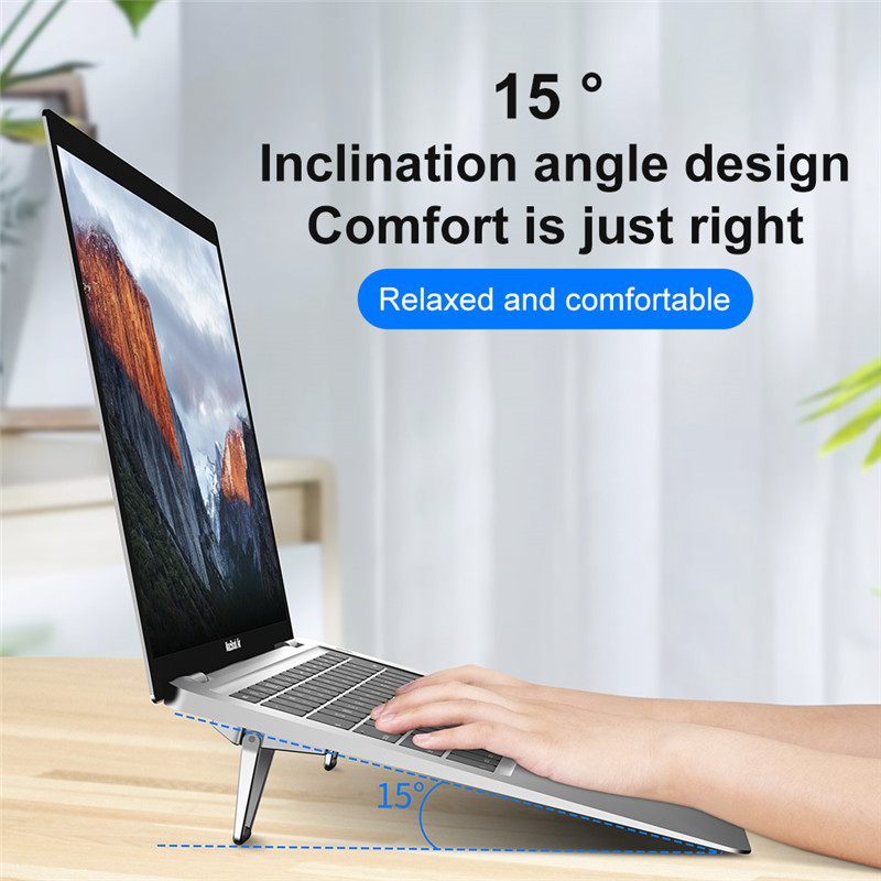 Universal Metal Folding Laptop Stand Portable Notebook Support Base Holder for Laptop Tablet Computer Keyboard Cooling Bracket
