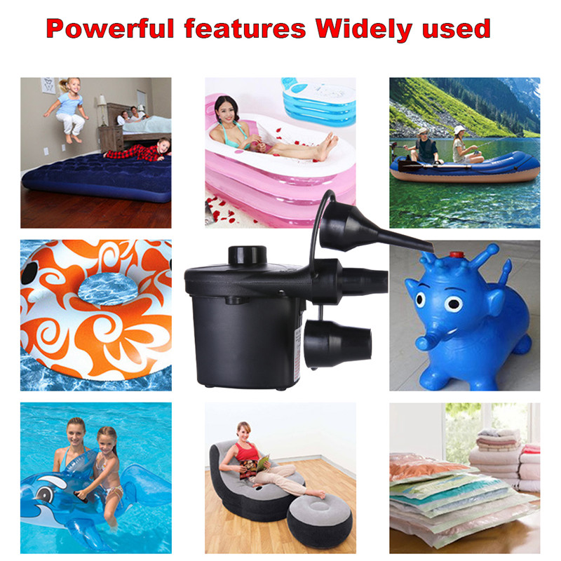 Portable Electric Air Pump Air Mattress Boat Car Auto Air Inflatable Pump For Car Home Use Camping Inflator Air Filling Blower