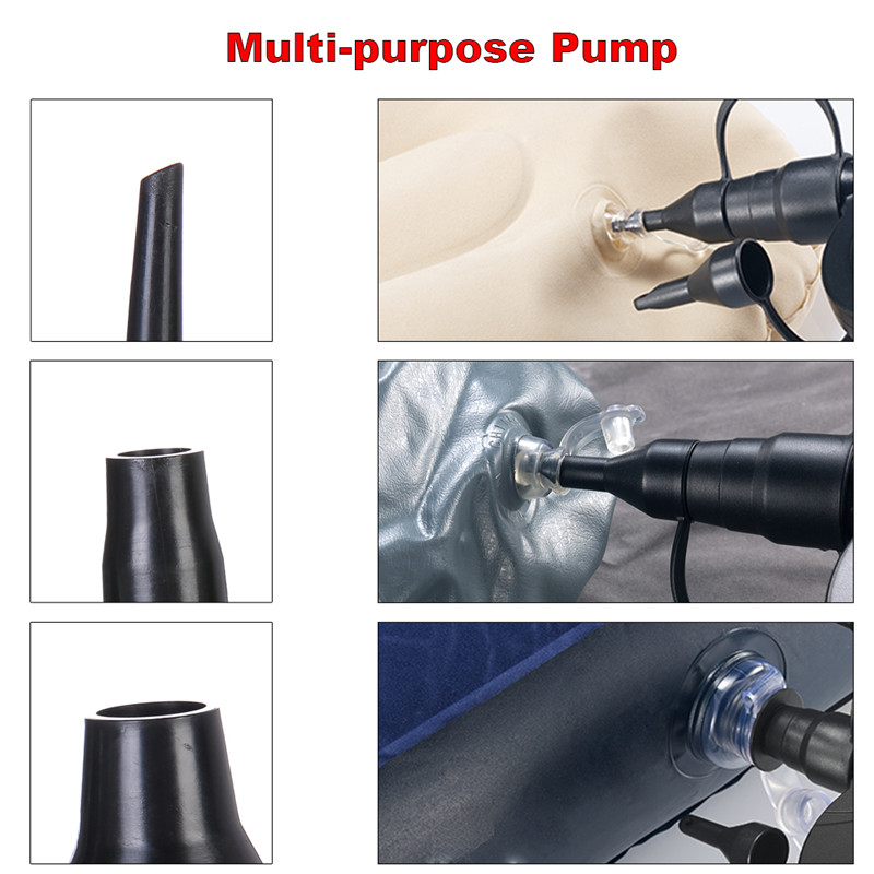 Portable Electric Air Pump Air Mattress Boat Car Auto Air Inflatable Pump For Car Home Use Camping Inflator Air Filling Blower