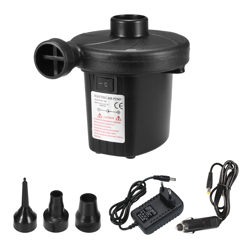 Portable Electric Air Pump Air Mattress Boat Car Auto Air Inflatable Pump For Car Home Use Camping Inflator Air Filling Blower