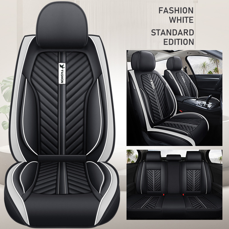High Quality Universal Car Seat Cover Set Leather Car Seat Cushion Front And Rear Full Surround Seat Pad Car Interior Protector