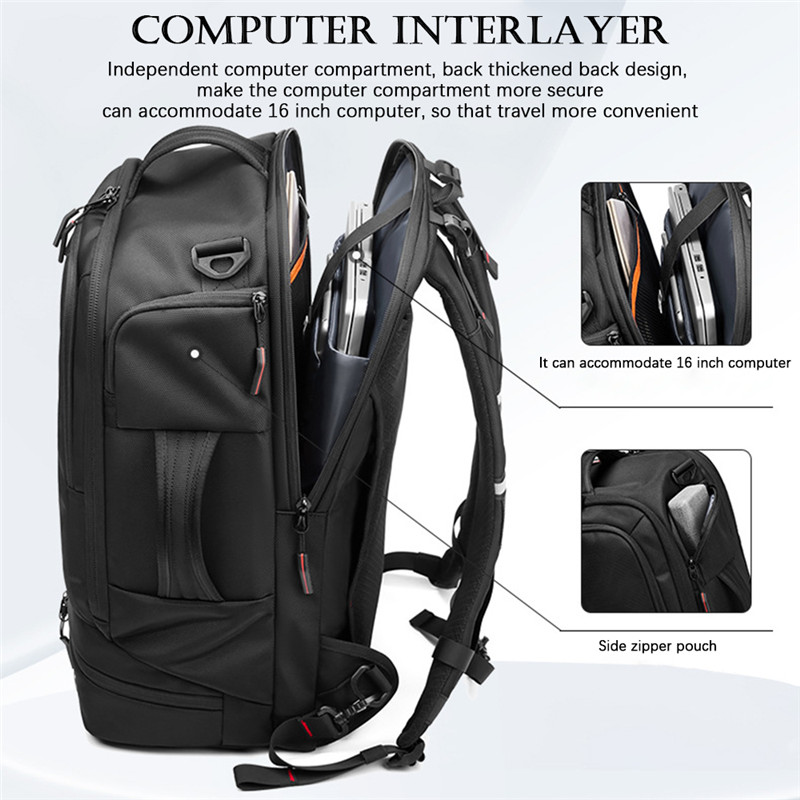 Fashion Men's Oxford Business Backpack Waterproof Laptop Backpack Shoulder Bag Male Travel Luggage Bagpack Shoes Bag Rucksack