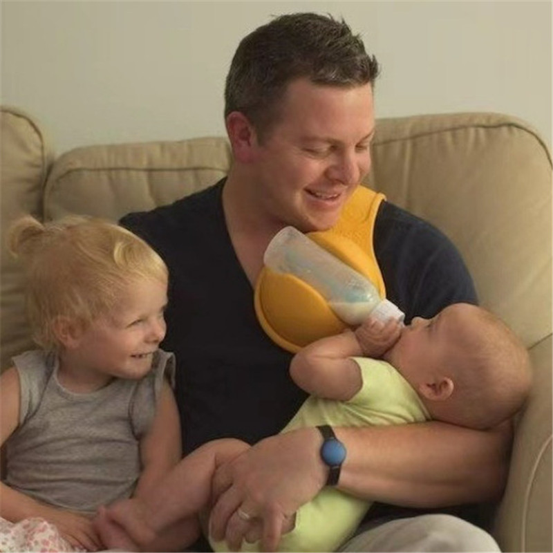 Handless Bottle Rack For Convenient Feeding Dad's Feeding Shoulder Support Silicone Bottle Clip Free Manual Bottle Feeder