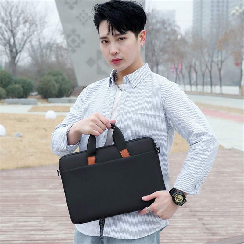 Waterproof Laptop Bag Sleeve Case Shoulder Handbag Notebook Pouch Briefcase For 14 15.6 Inch Macbook Air Pro HP Huawei Asus Dell