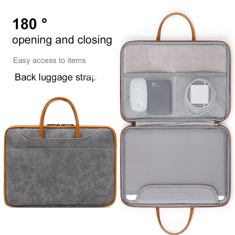 Laptop Bag 13.3 14 15 15.6 Inch Business Handbag Computer Sleeve Cover For Xiaomi Huawei Hp Lenovo MacBook Air Pro Notebook Case