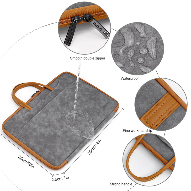Laptop Bag 13.3 14 15 15.6 Inch Business Handbag Computer Sleeve Cover For Xiaomi Huawei Hp Lenovo MacBook Air Pro Notebook Case