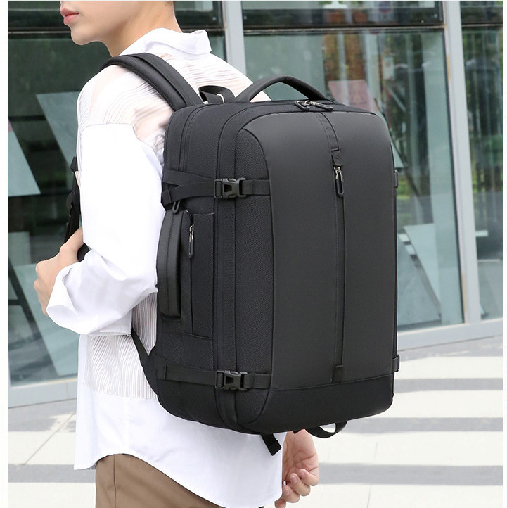 Men's 17 Inch Laptop Backpack Waterproof Reflective Schoolbag Pack Notebook Travel Bag For Male Women Large Capacity Rucksack
