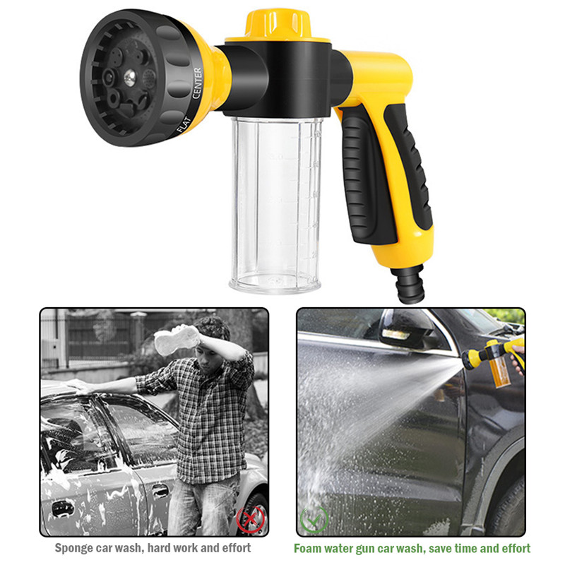 Garden Hose Pipe Water Hose Car Garden Washing Hose Sprayer Expandable High Pressure 8 Modes Adjustable Watering Washing Tool