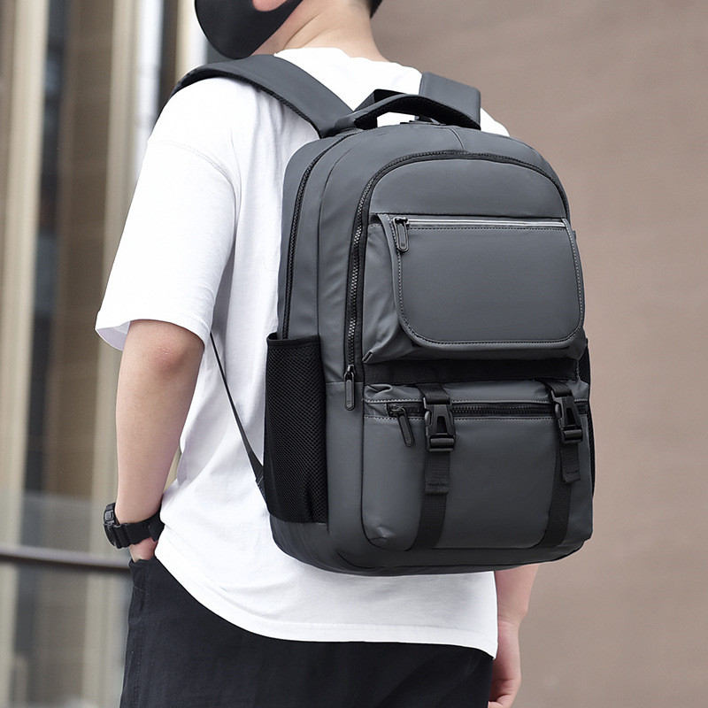 Waterproof Nylon Backpacks for Men Business Backpack Student School Bag Large Capacity Travel Rucksack 15.6 inch Laptop Backpack