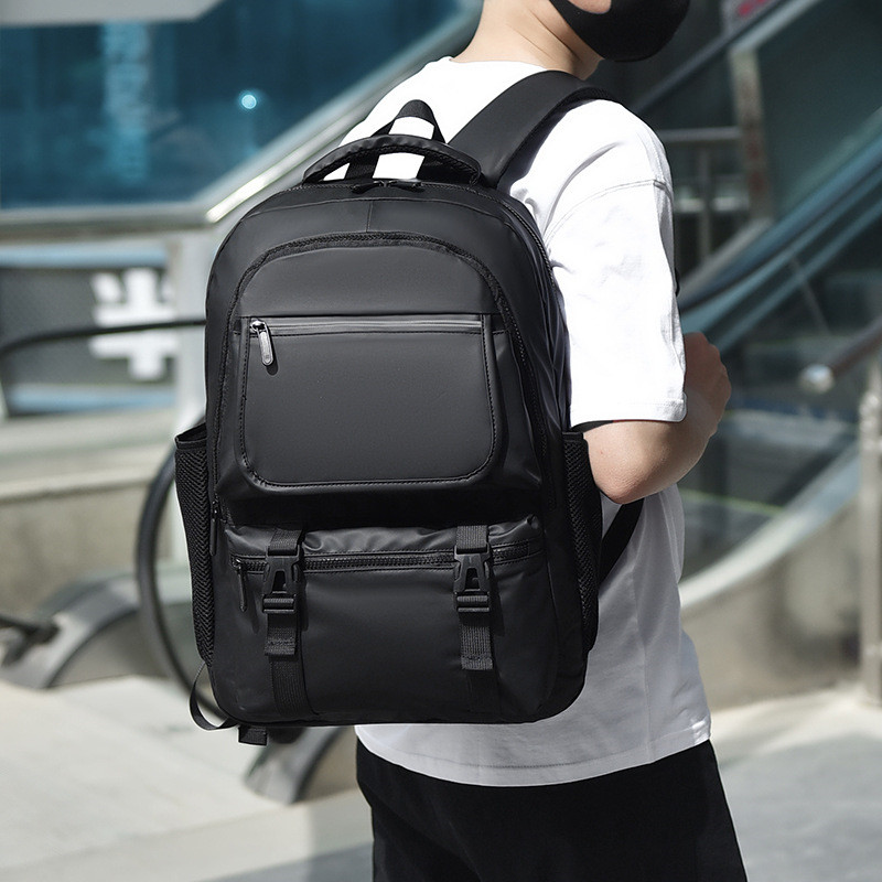 Waterproof Nylon Backpacks for Men Business Backpack Student School Bag Large Capacity Travel Rucksack 15.6 inch Laptop Backpack