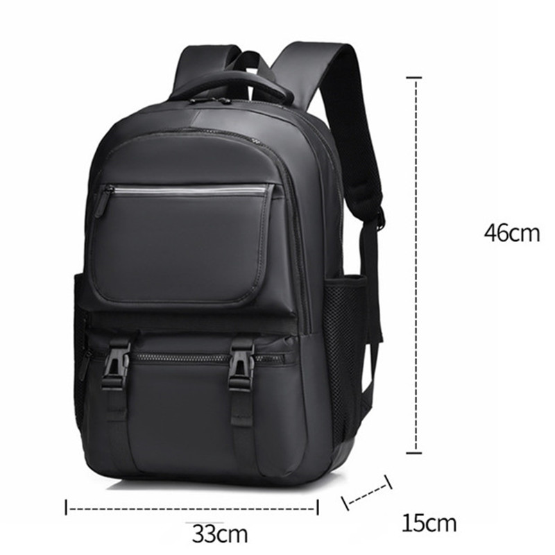 Waterproof Nylon Backpacks for Men Business Backpack Student School Bag Large Capacity Travel Rucksack 15.6 inch Laptop Backpack
