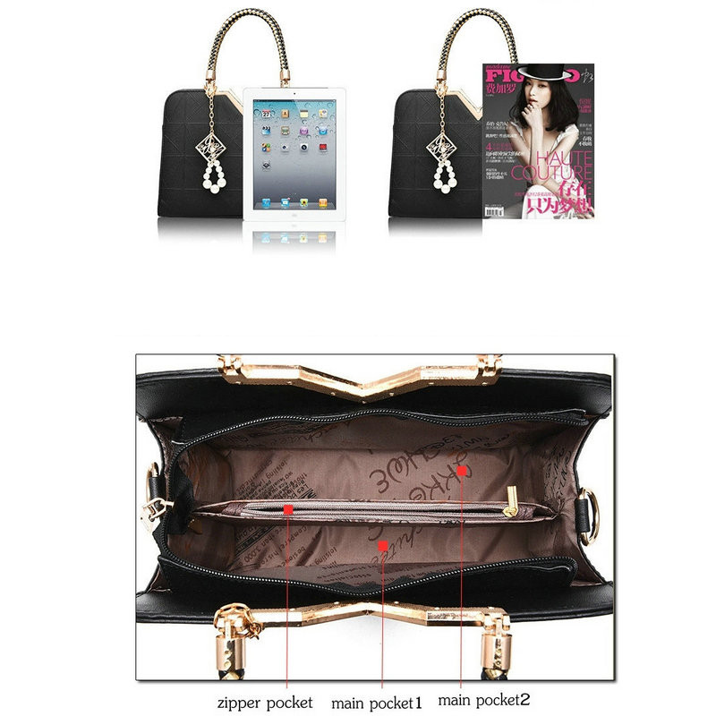 New Women PU Leather Crossody Bag High Quality Messenger Shoulder Bag Luxury Women Handbag Purse for Ladies Tote Bag