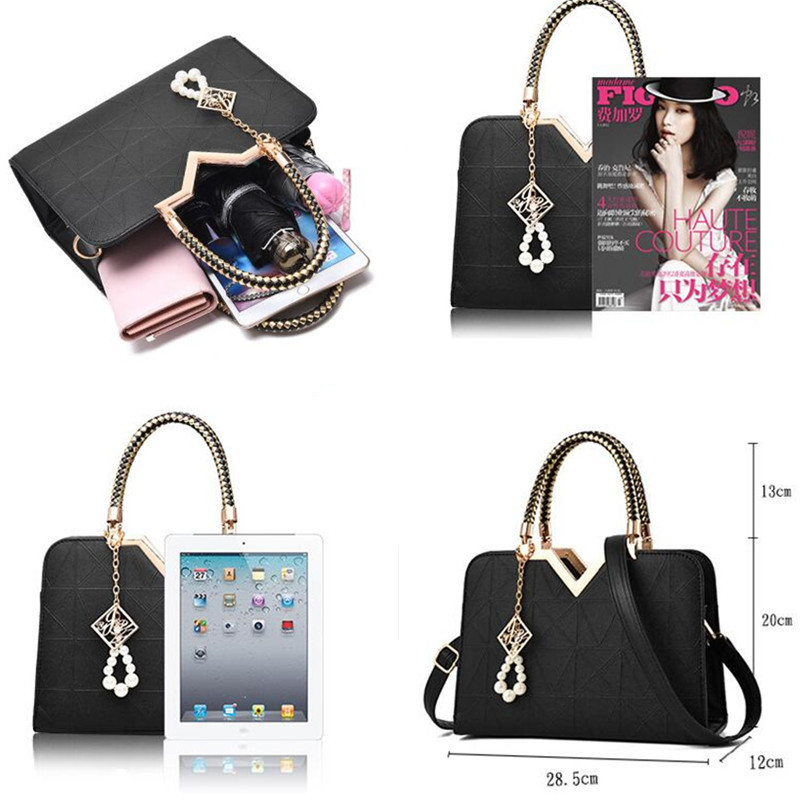 New Women PU Leather Crossody Bag High Quality Messenger Shoulder Bag Luxury Women Handbag Purse for Ladies Tote Bag