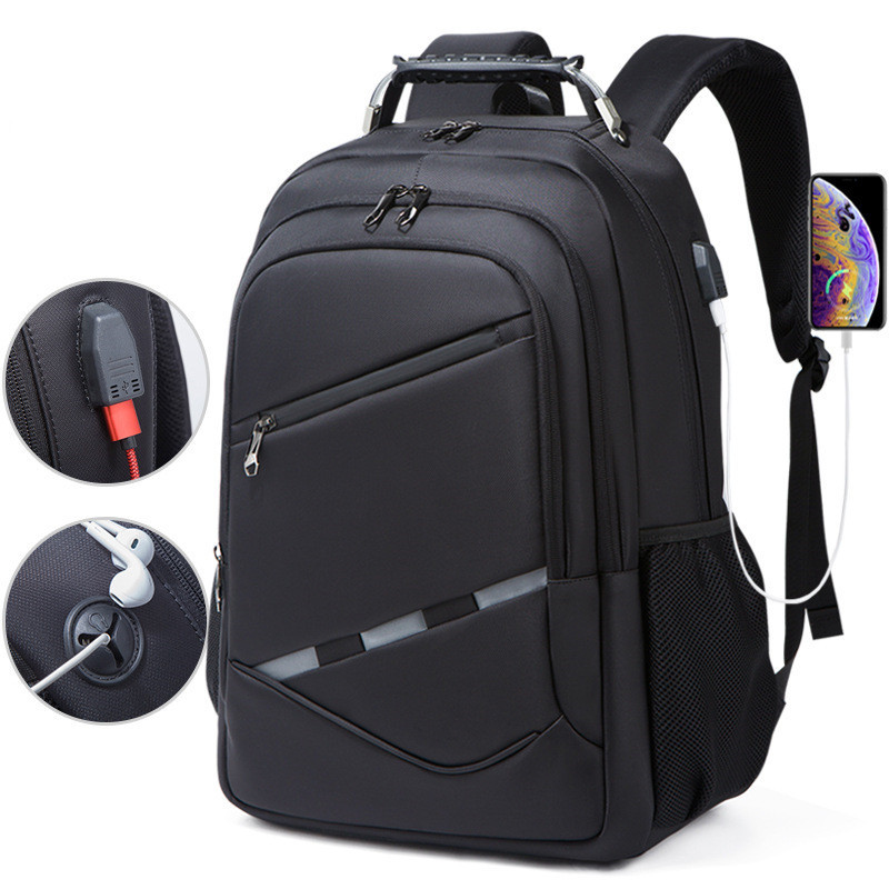 Laptop Backpack For Men 17 inch Large Capacity Backpacks USB Port Bag Business Backpack Oxford Waterproof Travel Rucksack