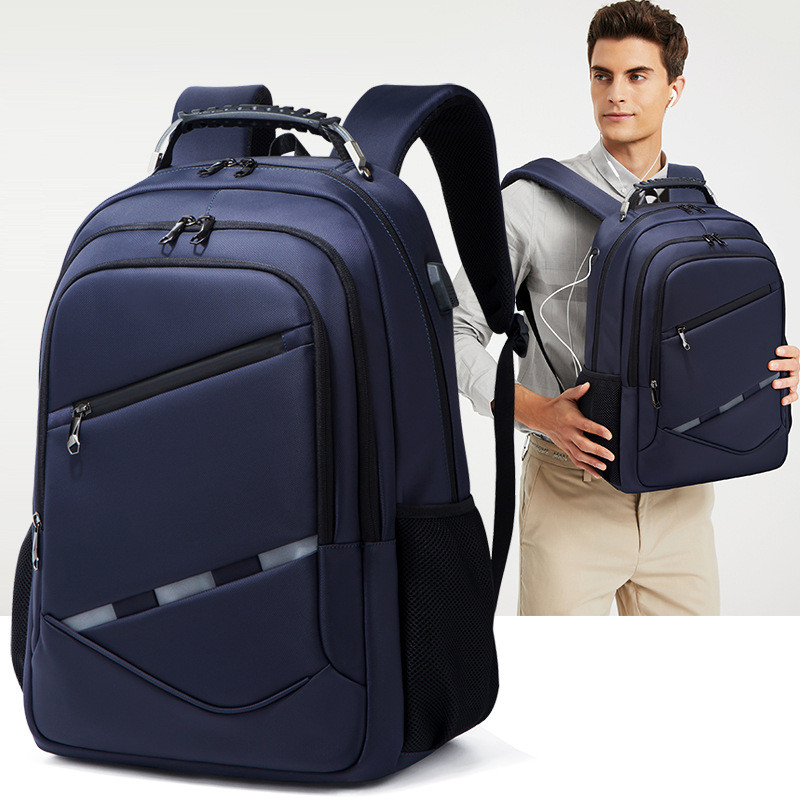Laptop Backpack For Men 17 inch Large Capacity Backpacks USB Port Bag Business Backpack Oxford Waterproof Travel Rucksack